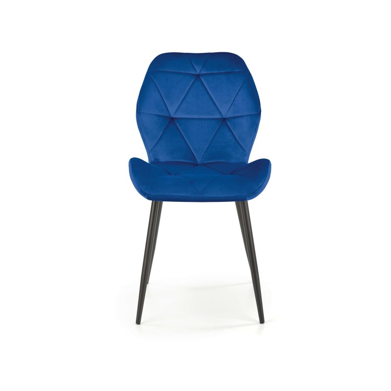 K453 Καρέκλα: σκούρο μπλε : 48x53x86cm με ύψος καθίσματος 50 cm