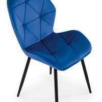 K453 Καρέκλα: σκούρο μπλε : 48x53x86cm με ύψος καθίσματος 50 cm