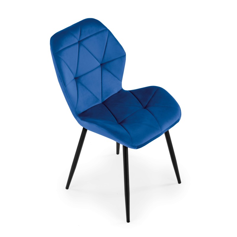 K453 Καρέκλα: σκούρο μπλε : 48x53x86cm με ύψος καθίσματος 50 cm