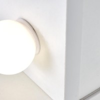HOLLYWOOD Μπουντουάρ με καθρέφτη και φώτα LED σε λευκό 120x55x140cm 2010001190950