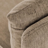 FLORES Καρέκλα γραφείου με μηχανισμό TILT ανοιχτό καφέ 59x70x92cm