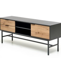 MURANO RTV-1 βάση τηλεόρασης artisan δρυς/μαύρο 150/40/61 cm 2010001191124