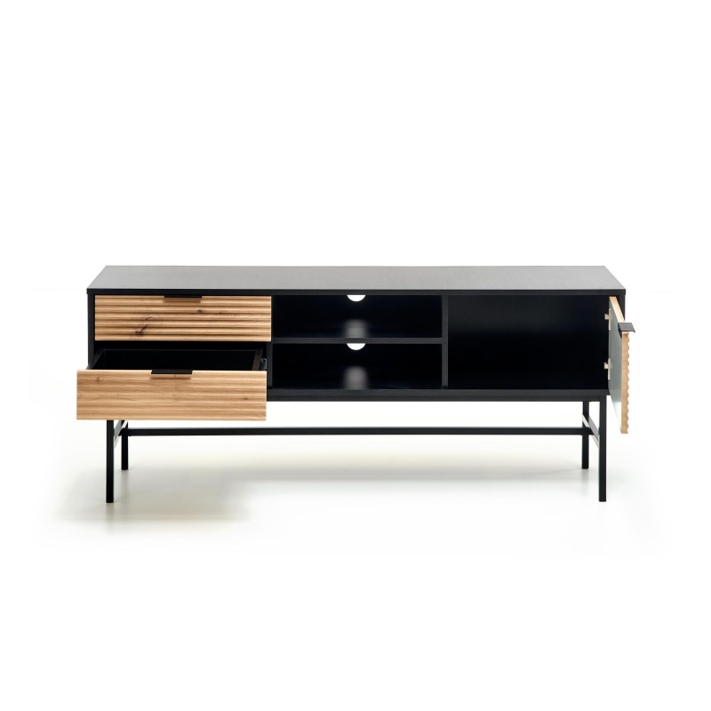MURANO RTV-1 βάση τηλεόρασης artisan δρυς/μαύρο 150/40/61 cm 2010001191124