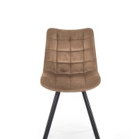 K332 Kαρέκλα τραπεζαρίας μπεζ 46x61x84 με ύψος καθίσματος 48cm