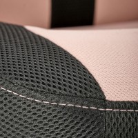 BLOOM Καρέκλα γραφείου με μηχανισμό TILT σε μαύρο/ροζ 65x60x110cm
