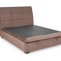 CONTINENTAL 2 160 Κρεβάτι με αποθηκευτικό χώρο σε μπεζ (για στρώμα 160x200cm)