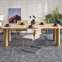 Τραπέζι προέκτασης ELEFANTE RECTANGLE, φυσική δρυς 160-240x100x77Y 2010001194248