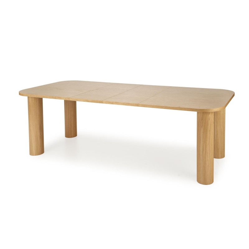 Τραπέζι προέκτασης ELEFANTE RECTANGLE, φυσική δρυς 160-240x100x77Y 2010001194248