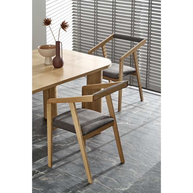 Τραπέζι προέκτασης ELEFANTE RECTANGLE, φυσική δρυς 160-240x100x77Y 2010001194248