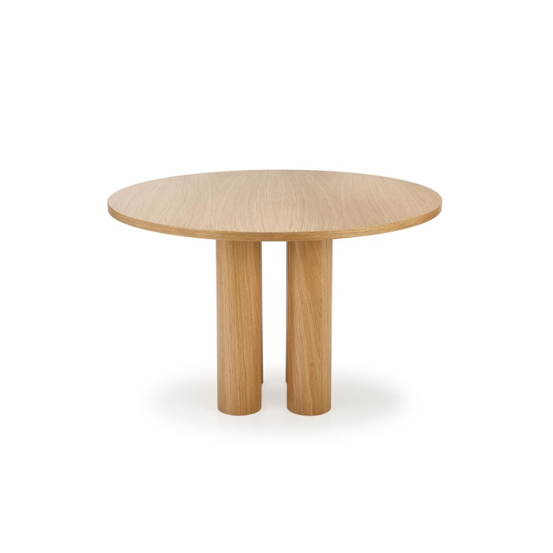 ELEFANTE ΣΤΡΟΓΓΥΛΟ τραπέζι  φυσική δρυς 120x120x77Y 2010001194255