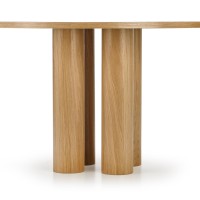 ELEFANTE ΣΤΡΟΓΓΥΛΟ τραπέζι  φυσική δρυς 120x120x77Y 2010001194255