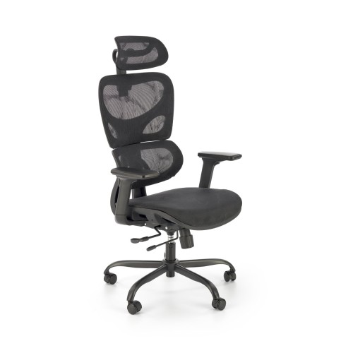 GOTARD Καρέκλα γραφείου με μηχανισμό MULTIBLOCK μαύρη 71x75x114cm