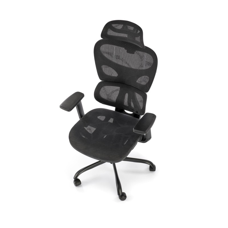 GOTARD Καρέκλα γραφείου με μηχανισμό MULTIBLOCK μαύρη 71x75x114cm