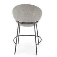 H118 Σκαμπό μπαρ γκρι 53x57x90 με ύψος καθίσματος 65cm