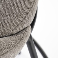 H118 Σκαμπό μπαρ γκρι 53x57x90 με ύψος καθίσματος 65cm