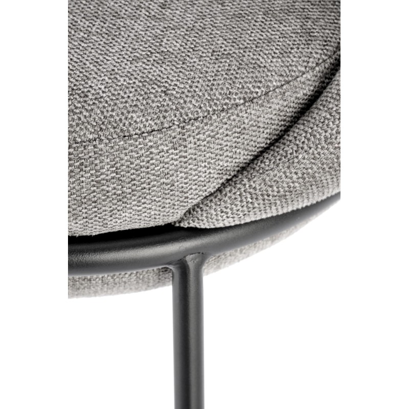 H118 Σκαμπό μπαρ γκρι 53x57x90 με ύψος καθίσματος 65cm