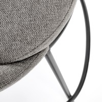 H118 Σκαμπό μπαρ γκρι 53x57x90 με ύψος καθίσματος 65cm