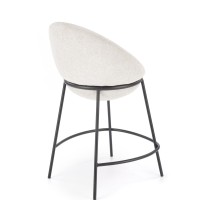 H118 Σκαμπό μπαρ μπεζ  53x57x90 με ύψος καθίσματος 65cm