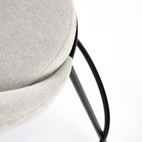 H118 Σκαμπό μπαρ μπεζ  53x57x90 με ύψος καθίσματος 65cm