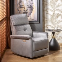 Πολυθρόνα relax SEMIR γκρι 80/90-170/92-108/46 cm 2010001196549