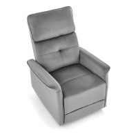 Πολυθρόνα relax SEMIR γκρι 80/90-170/92-108/46 cm 2010001196549