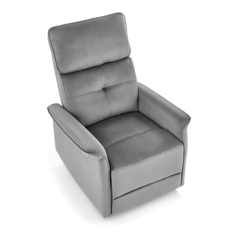 Πολυθρόνα relax SEMIR γκρι 80/90-170/92-108/46 cm 2010001196549