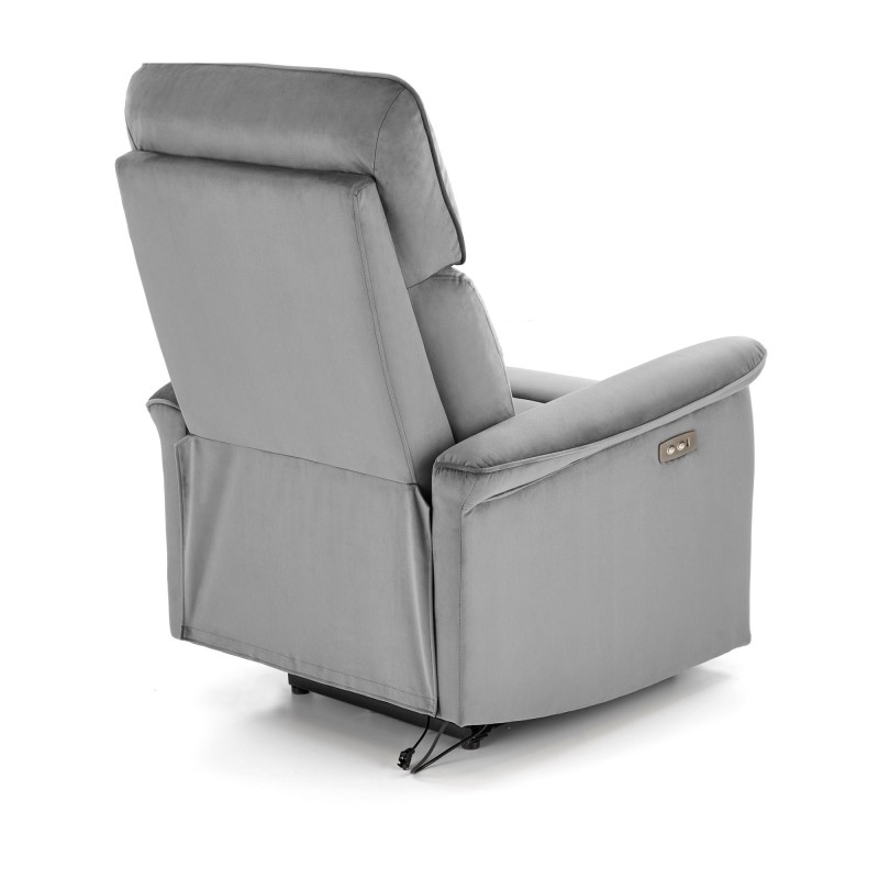 Πολυθρόνα relax SEMIR γκρι 80/90-170/92-108/46 cm 2010001196549