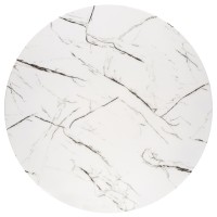 RAYMOND 2 Τραπέζι τραπεζαρίας λευκό μάρμαρο 100x73cm