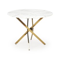 RAYMOND 2 Τραπέζι τραπεζαρίας λευκό μάρμαρο 100x73cm