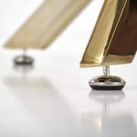 RAYMOND 2 Τραπέζι τραπεζαρίας λευκό μάρμαρο 100x73cm