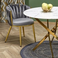 RAYMOND 2 Τραπέζι τραπεζαρίας λευκό μάρμαρο 100x73cm