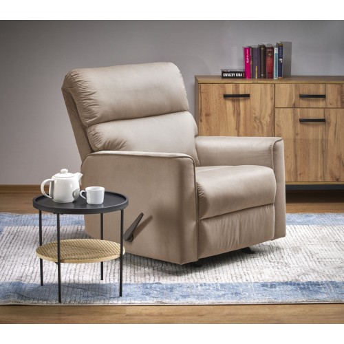 KARIM πολυθρόνα relax μπεζ 85/100-167/103/50 cm 2010001201908