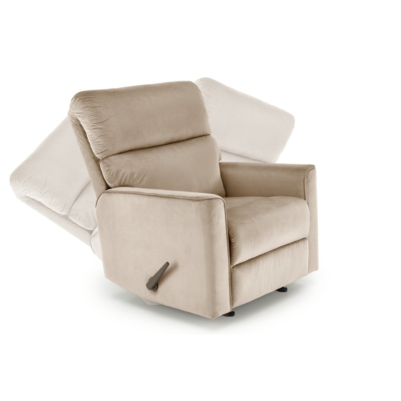 KARIM πολυθρόνα relax μπεζ 85/100-167/103/50 cm 2010001201908